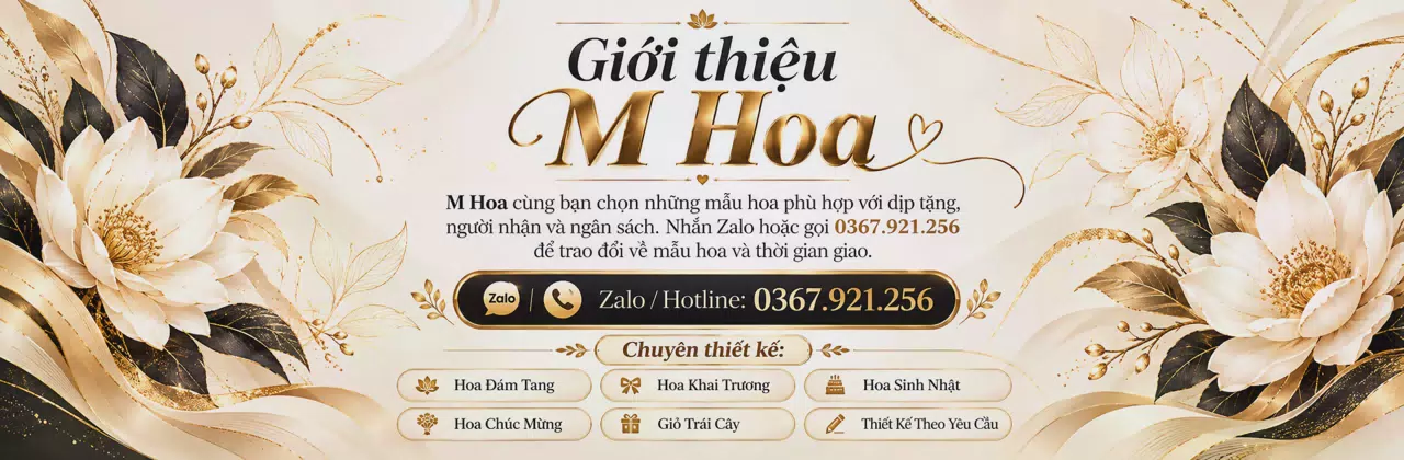 Ảnh bìa Shop hoa tươi Xã Minh Thọ Hưng Yên - Một món hoa, nhiều điều muốn nói